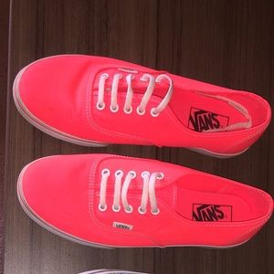 Vans flamingo and neon pink
